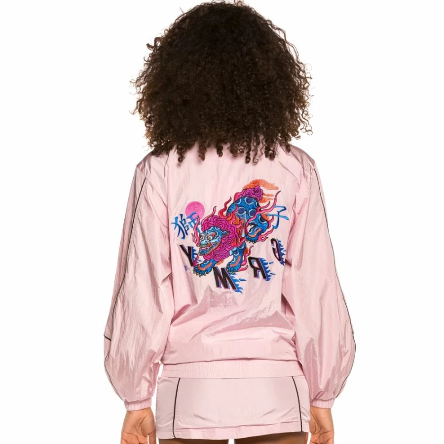 Grimey Urmah Dojo Girl Track Jacket SS20 in Pink - Stylish Streetwear for Women