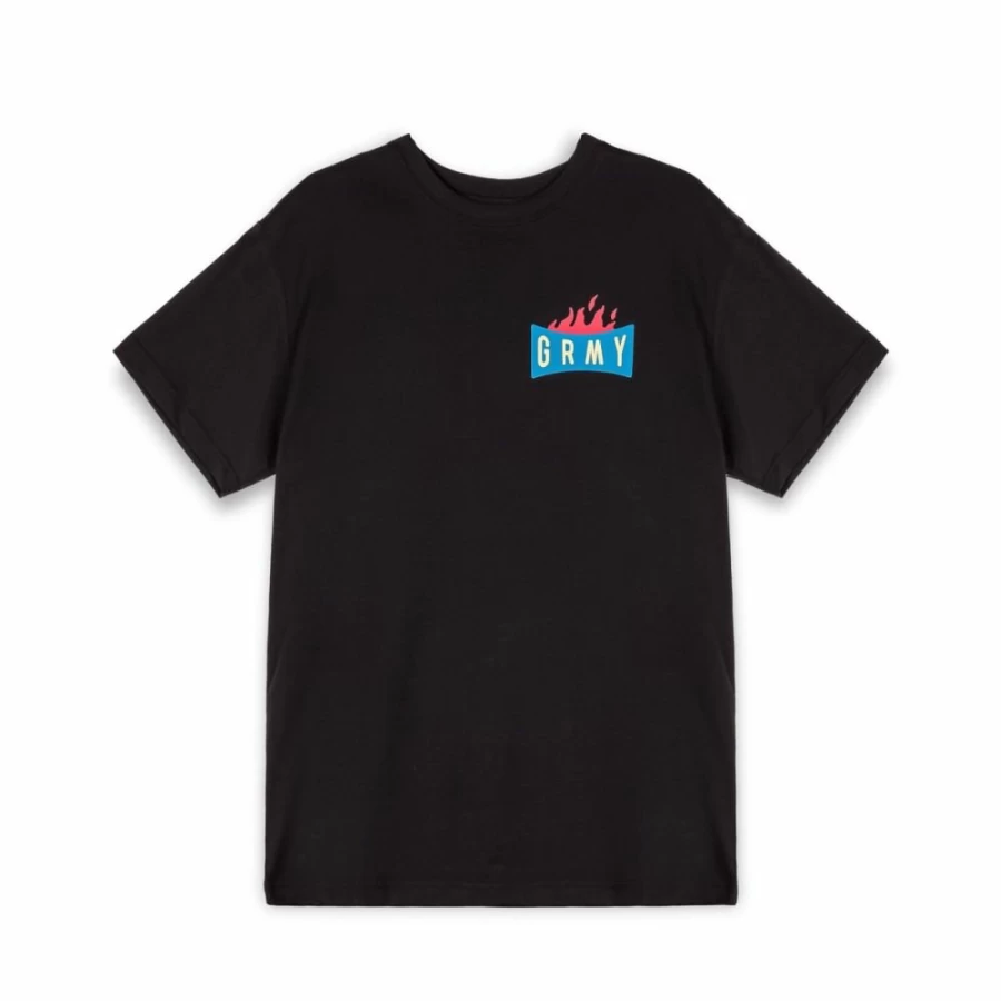 Grimey The Cuban Linx Black T-Shirt - FW23 Collection - Regular Fit Cotton Tee
