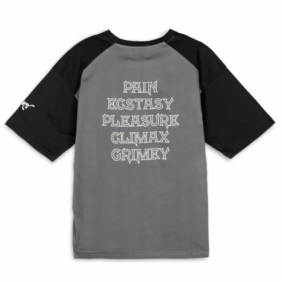 Grimey Westbound Oversized T-Shirt for Men & Women - Dark Grey Casual Streetwear Tee - Fall 2022 Collection