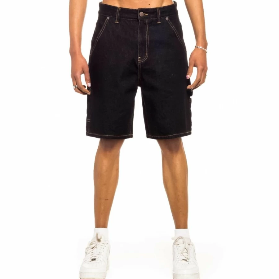 Grimey Washed Black Denim Shorts - Day Dreamer Style for Spring 2022