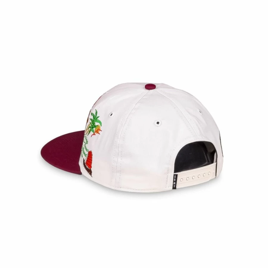 Grimey White Viet Cong Beer Snapback Cap - Summer 2023 Hip Hop Hat