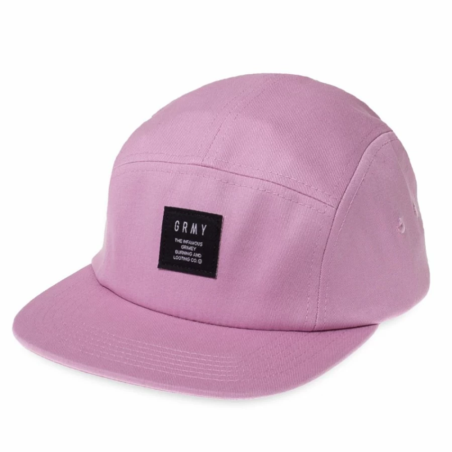 Grimey Echoes 5-Panel Cap SS18 - Purple Snapback Hat for Men & Women
