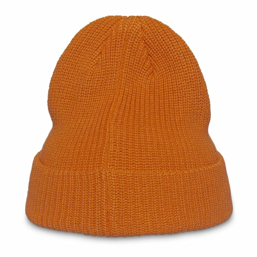 Grimey Gem Cutting Beanie Hat for Men & Women - Brick Red Winter Knit Cap - Fall 2021 Fashion