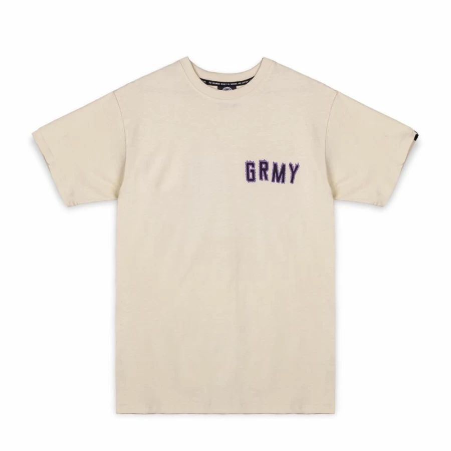 Grimey The Toughest Cream T-Shirt - Men's Streetwear Tee - Spring 2023 Collection