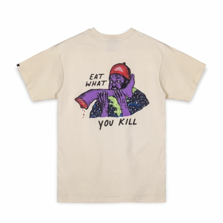 Grimey The Toughest Cream T-Shirt - Men's Streetwear Tee - Spring 2023 Collection