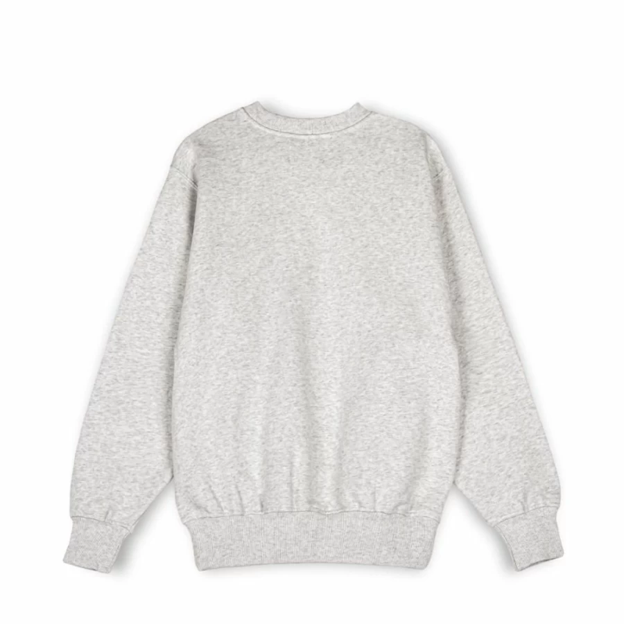 Grimey Lust Mantra Crewneck Sweatshirt - Sport Grey Pullover - Fall 2022 Streetwear