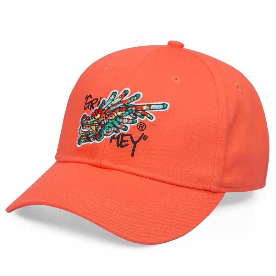 Grimey Nine Winds Coral Curved Visor Baseball Cap - Spring 2022 Collection