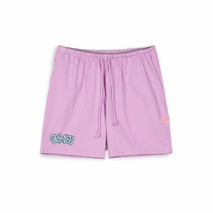 Grimey Bloodsucker Violet Short Pants for Men & Women | SS24 Fashion Trend