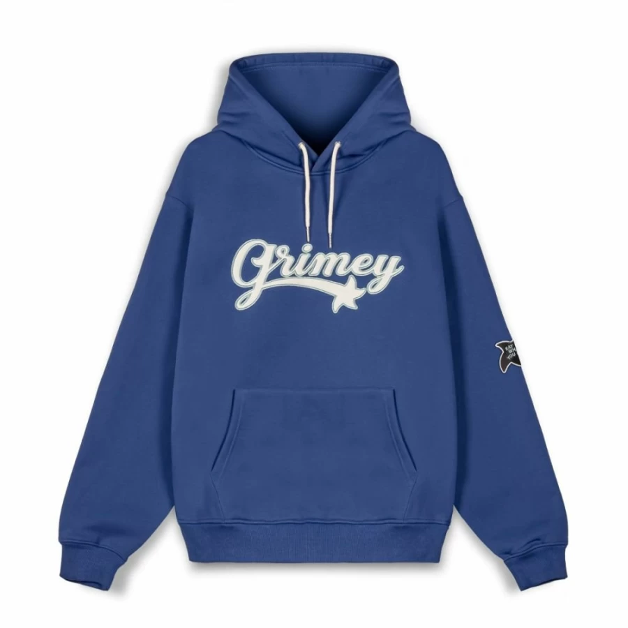 Grimey Madrid Heavyweight Hoodie Sweatshirt - Navy Blue - Fall Winter 2023 Collection