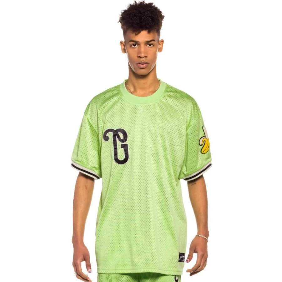Grimey Jungle Punch Green Short Sleeve Mesh Tee - Spring 2022 Collection