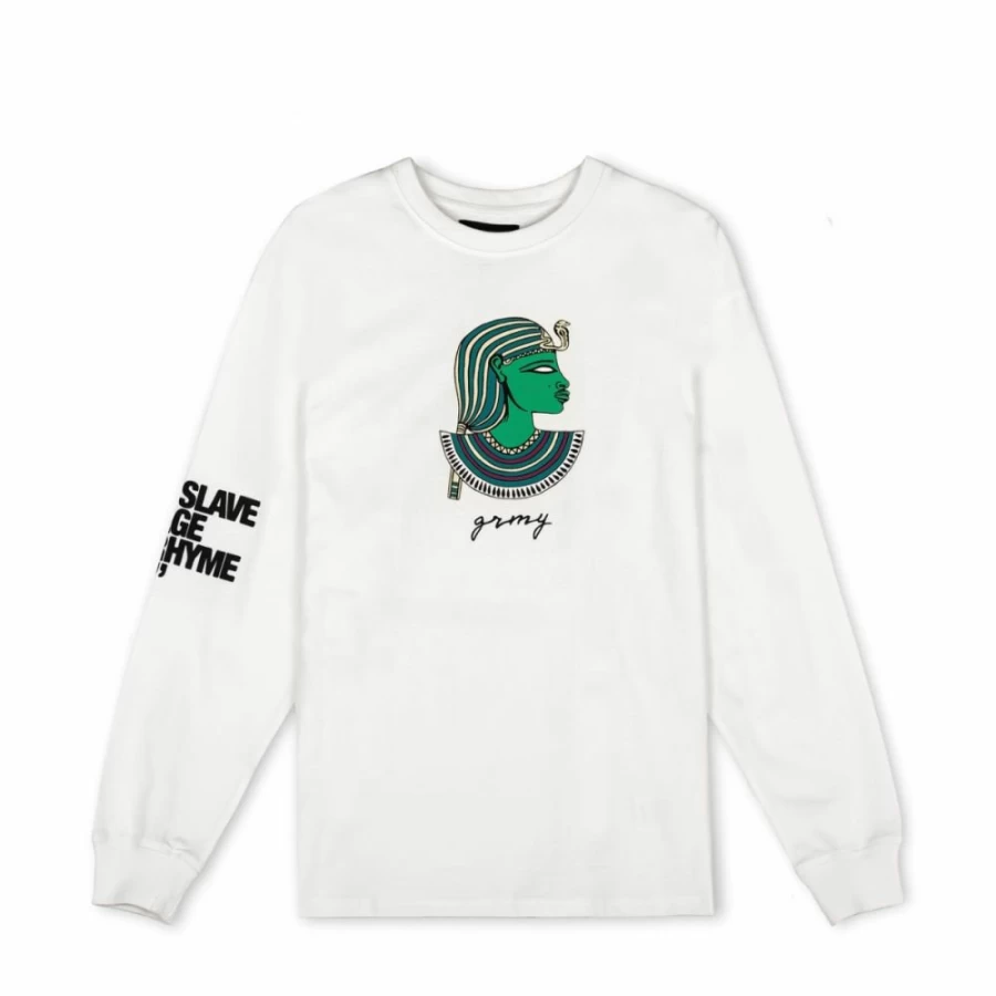 Grimey "Iam" Long Sleeve T-Shirt - White - Fall 2022 Collection