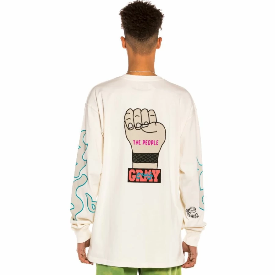 Grimey "Day Dreamer" Long Sleeve T-Shirt - White - Spring 2022 Collection