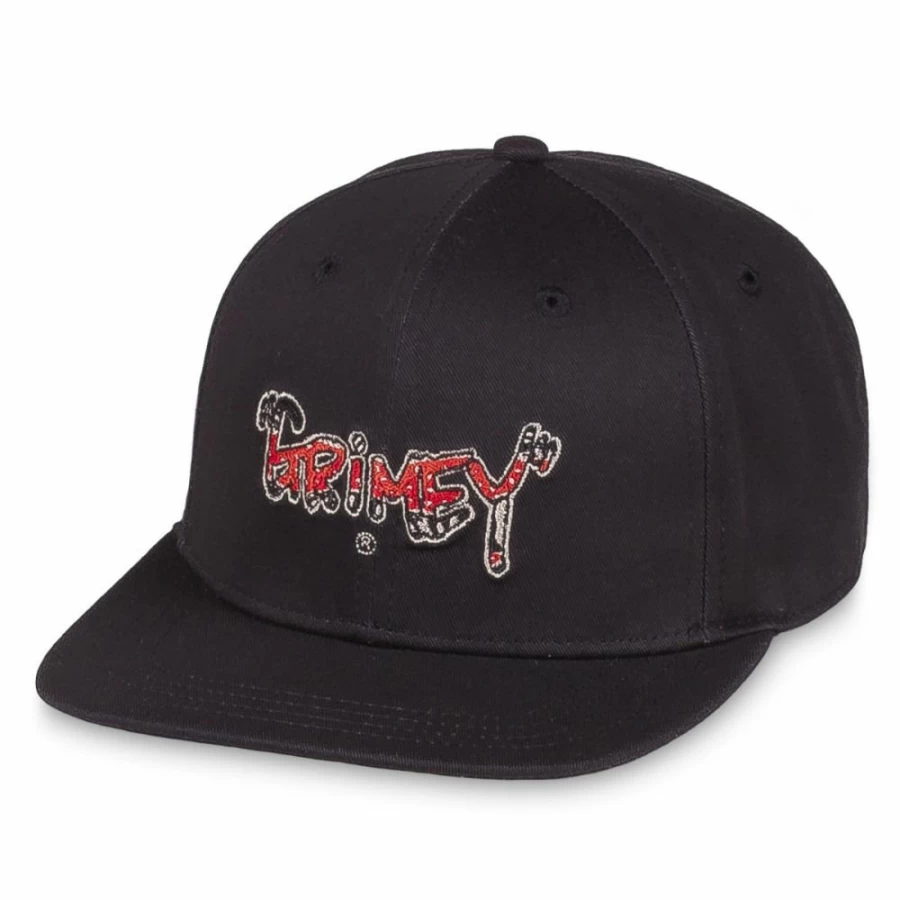 Grimey Snapback Cap - Black Adjustable Hat for Men & Women - Spring 2023 Collection