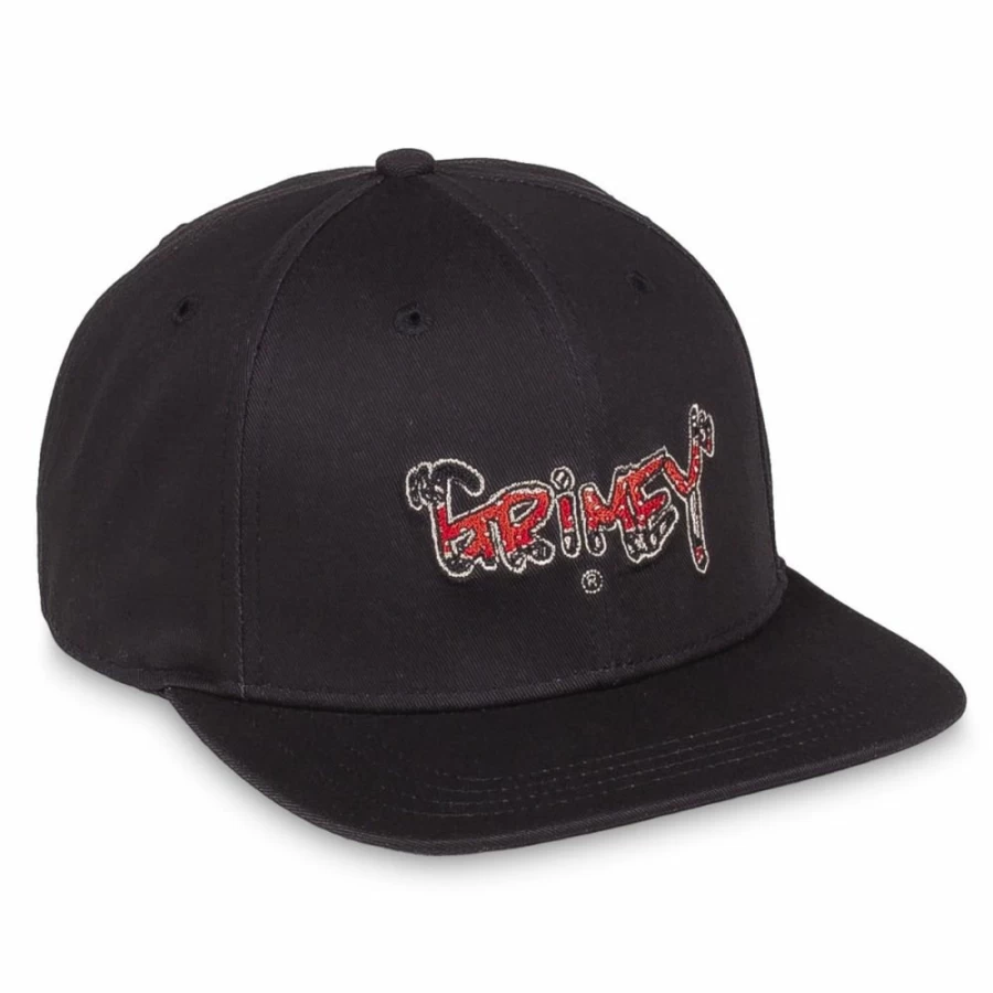 Grimey Snapback Cap - Black Adjustable Hat for Men & Women - Spring 2023 Collection