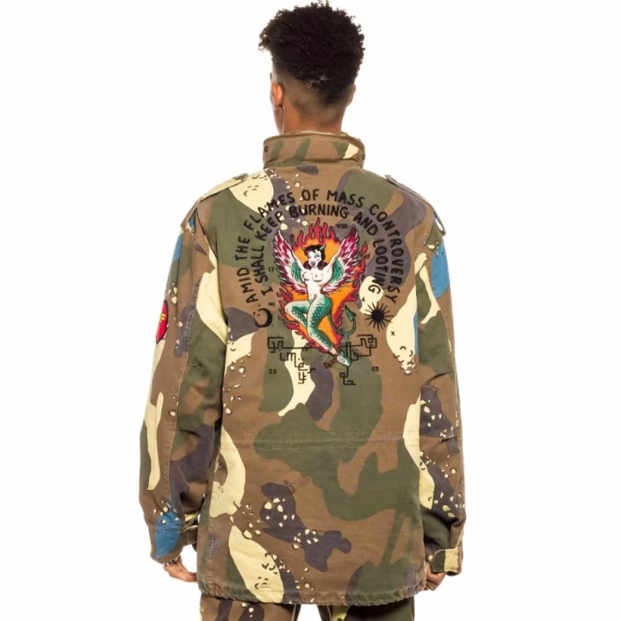 Grimey Glorified Field Camo Jacket - Spring 2022 Outdoor Coat