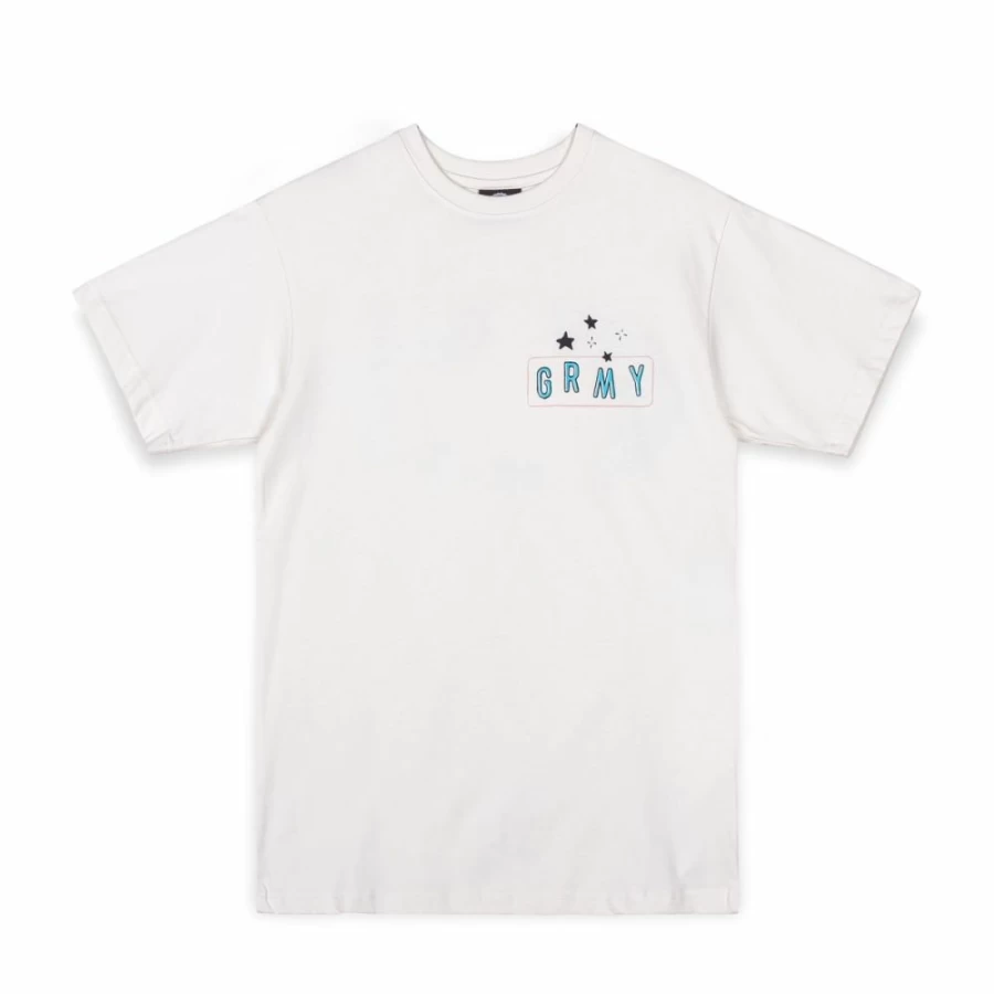 Grimey Basic Instinct Regular Fit White T-Shirt - Summer 2023 Collection
