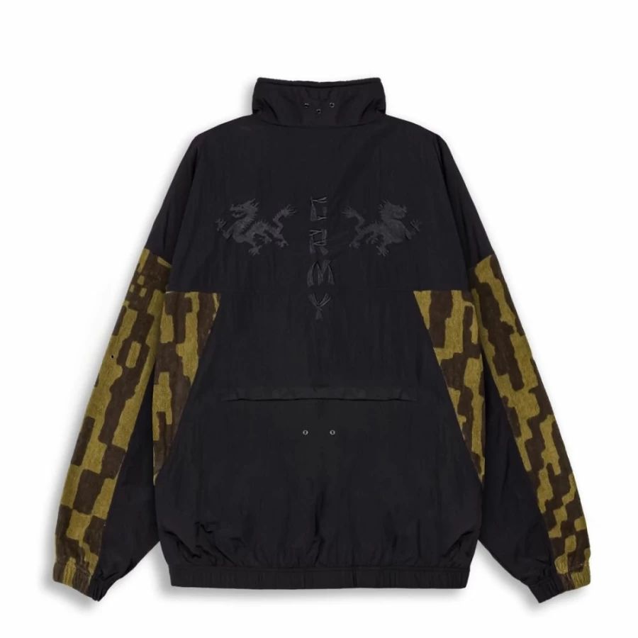 Grimey Lucky Dragon Track Jacket Black - Spring Summer 2024 Collection