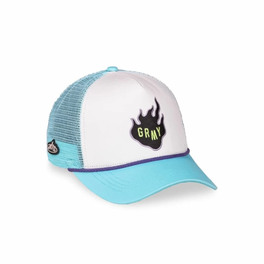 Grimey Blue Cloven Tongues Trucker Hat - Adjustable Snapback Cap for Men & Women - Summer 2023 Fashion Accessory