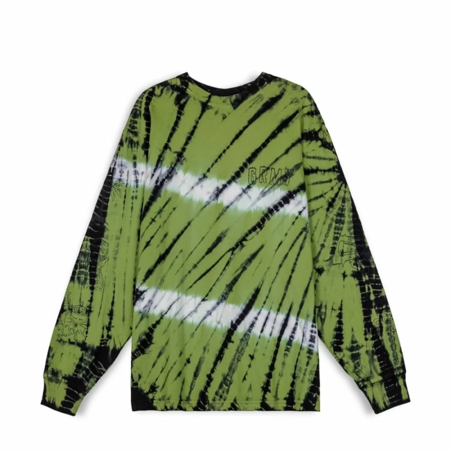 Grimey Tie-Dye Long Sleeve T-Shirt - Spring 2023 Collection - Grunge Style Camiseta