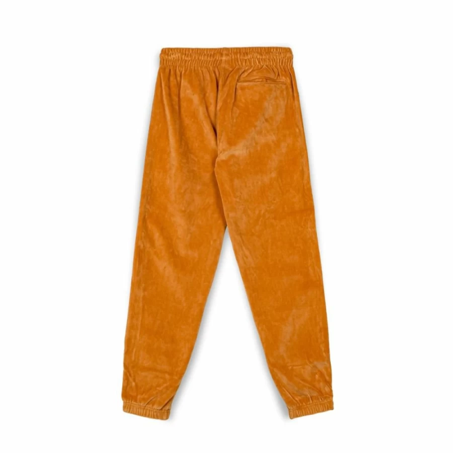 Grimey Madrid Velvet Pants for Men & Women - Orange Corduroy Trousers, Fall Winter 2023 Fashion