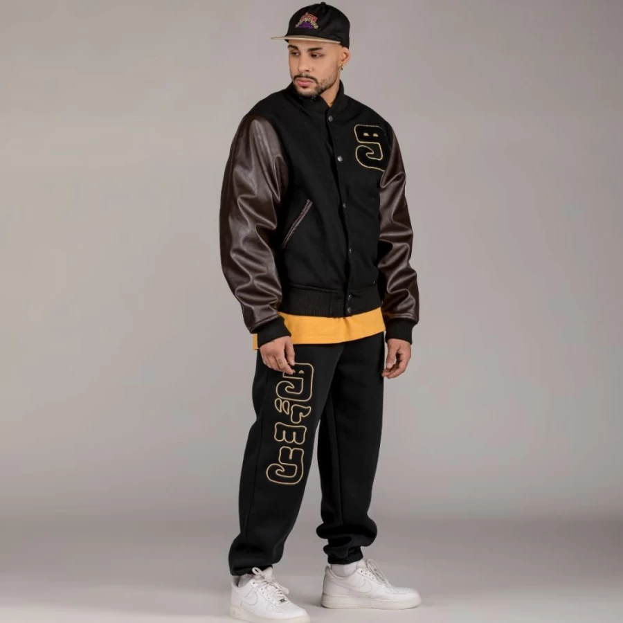 Grimey Lust Mantra Black Pants and Jacket Set - Fall 2022 Collection