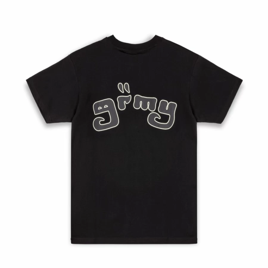 Grimey Black Tusker Temple Regular T-Shirt for Men | FW23 Collection | Casual Streetwear Tee