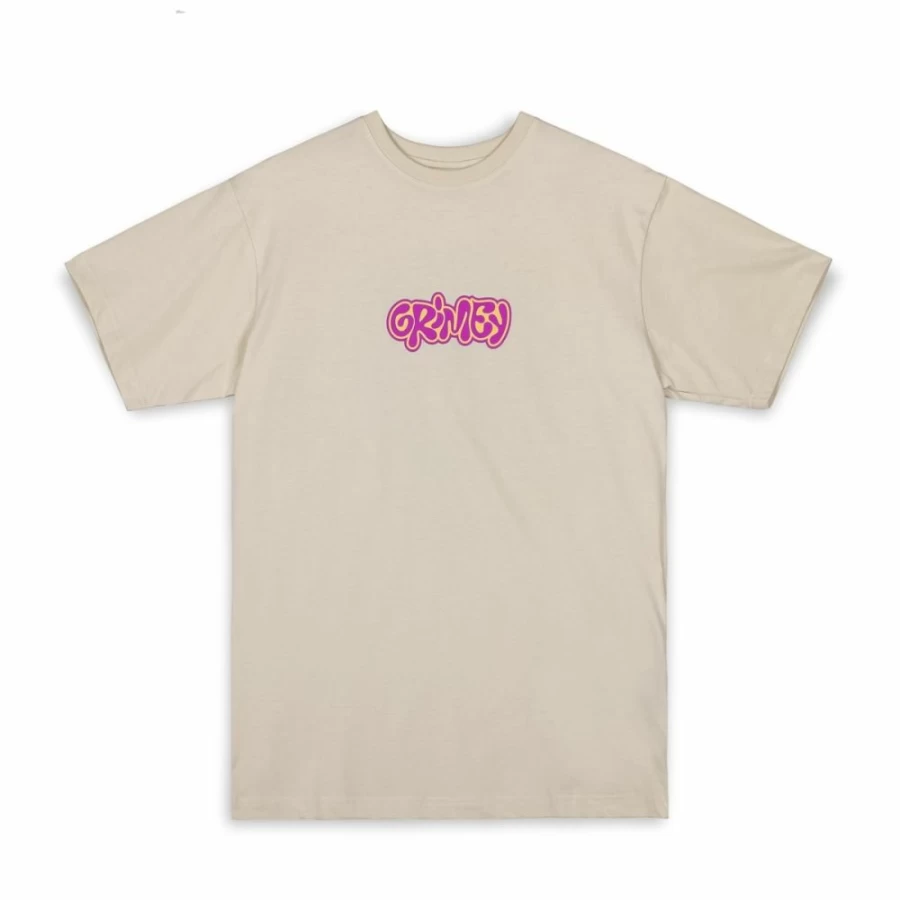 Grimey The Brute Force Regular Cream T-Shirt | Summer 2023 Collection