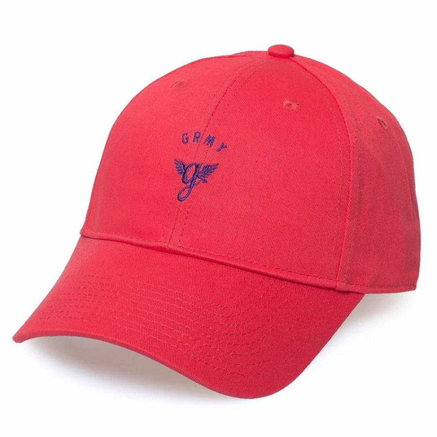 Grimey Heritage Red Baseball Cap FW18 - Vintage Style Adjustable Dad Hat