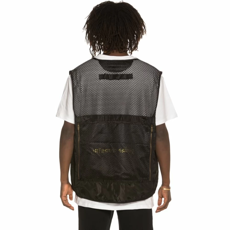 Grimey Transsiberian Vest SS19 - Black Outerwear Coat
