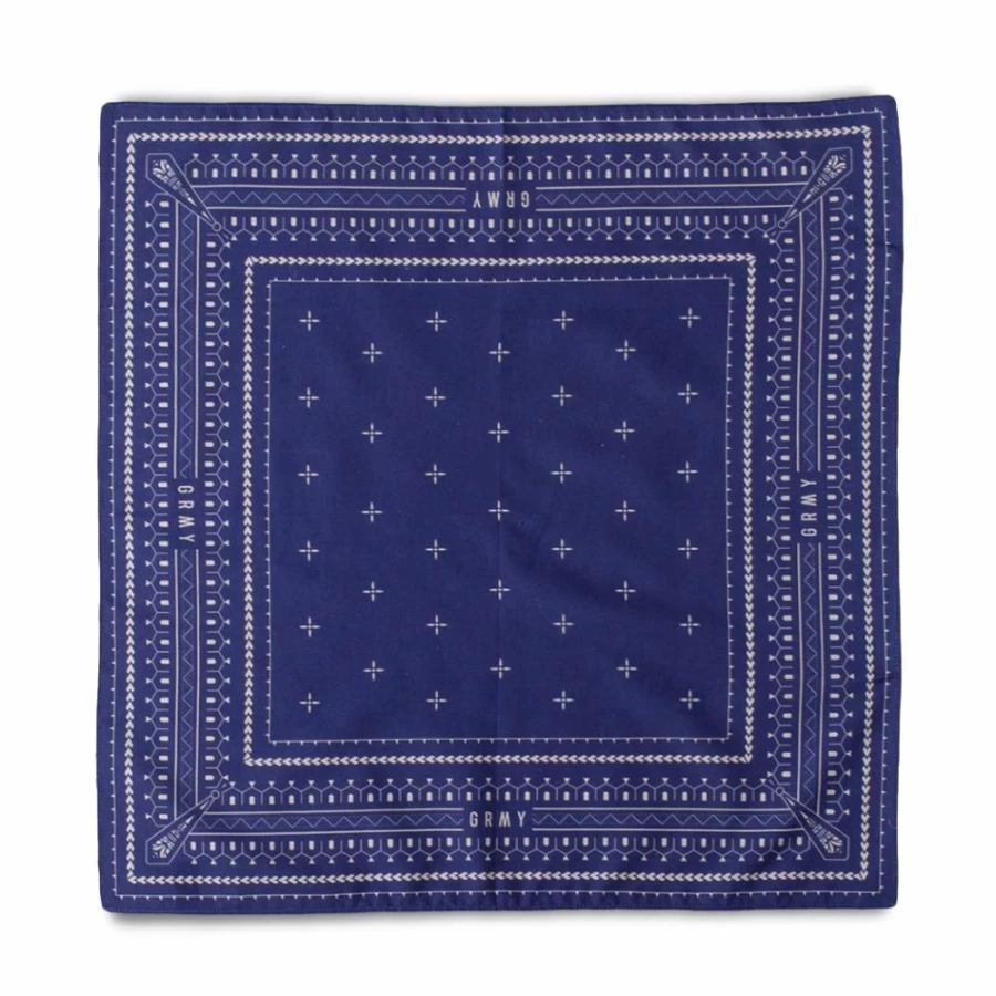 Grimey Blue Bandana Carnitas SS20 - Stylish Cotton Accessory for Men & Women