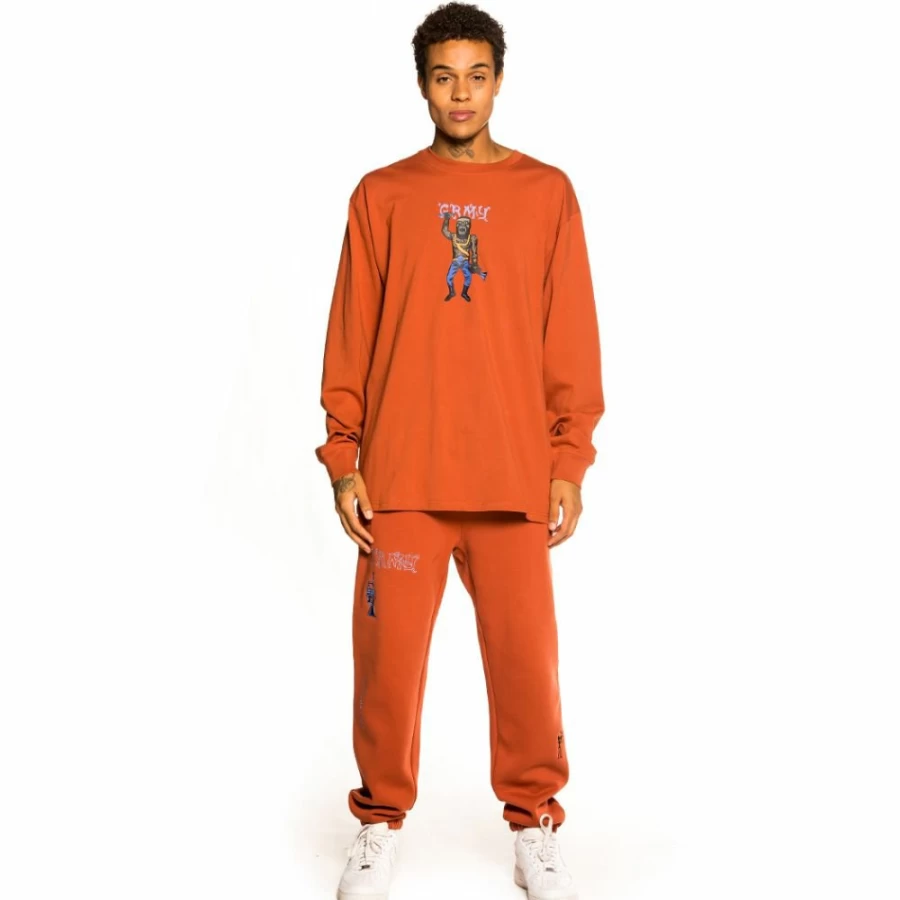 Grimey Jazz Thing Pack Grimey Pants and Long Sleeve Tee Set in Ochre - Fall 2021 Collection