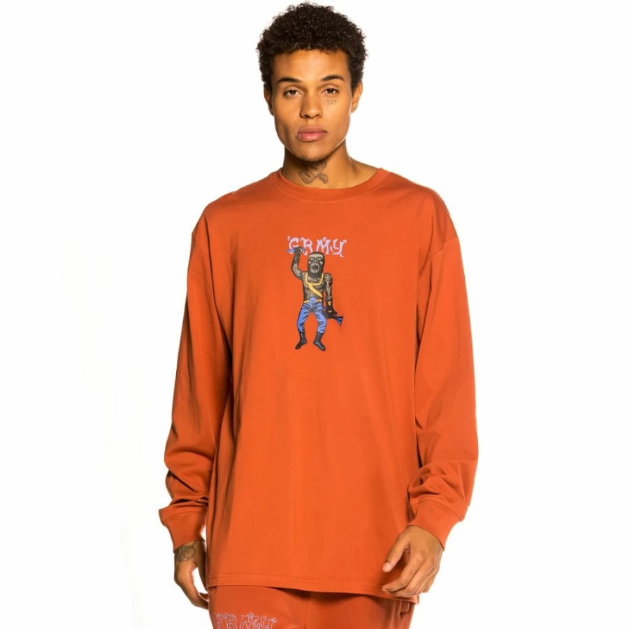 Grimey Jazz Thing Pack Grimey Pants and Long Sleeve Tee Set in Ochre - Fall 2021 Collection