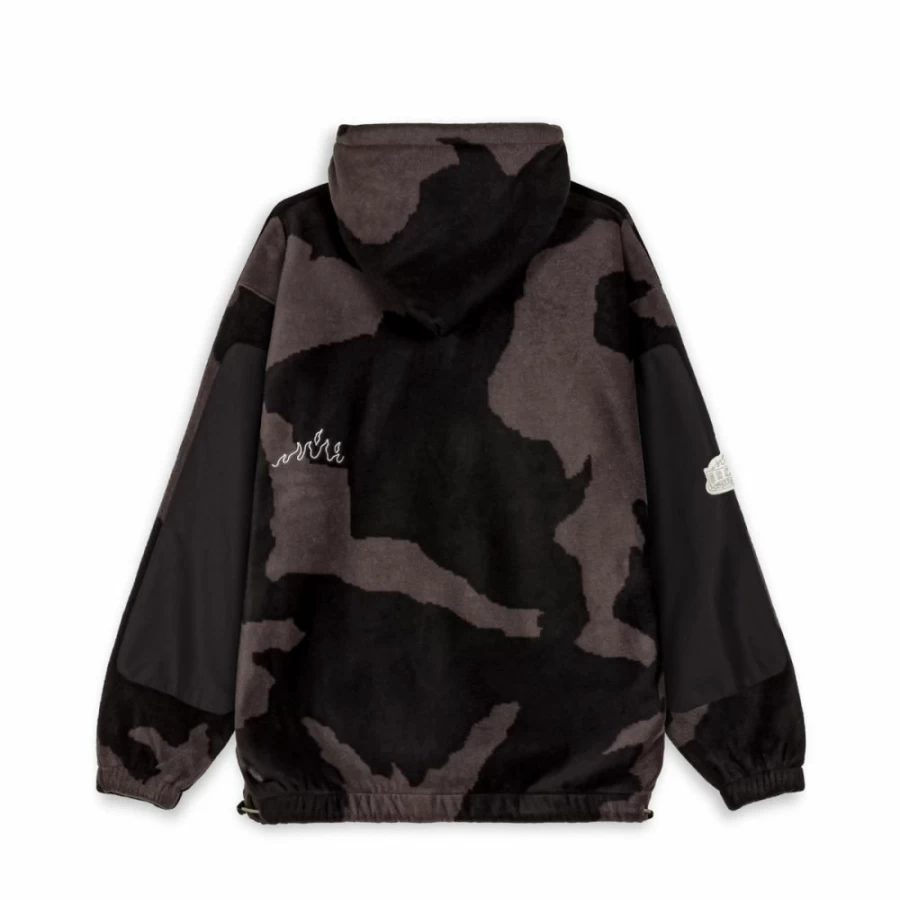 Grimey Black All Over Print Hoodie - Grimey Back At You Design - FW23 Collection Hooded Sweatshirt