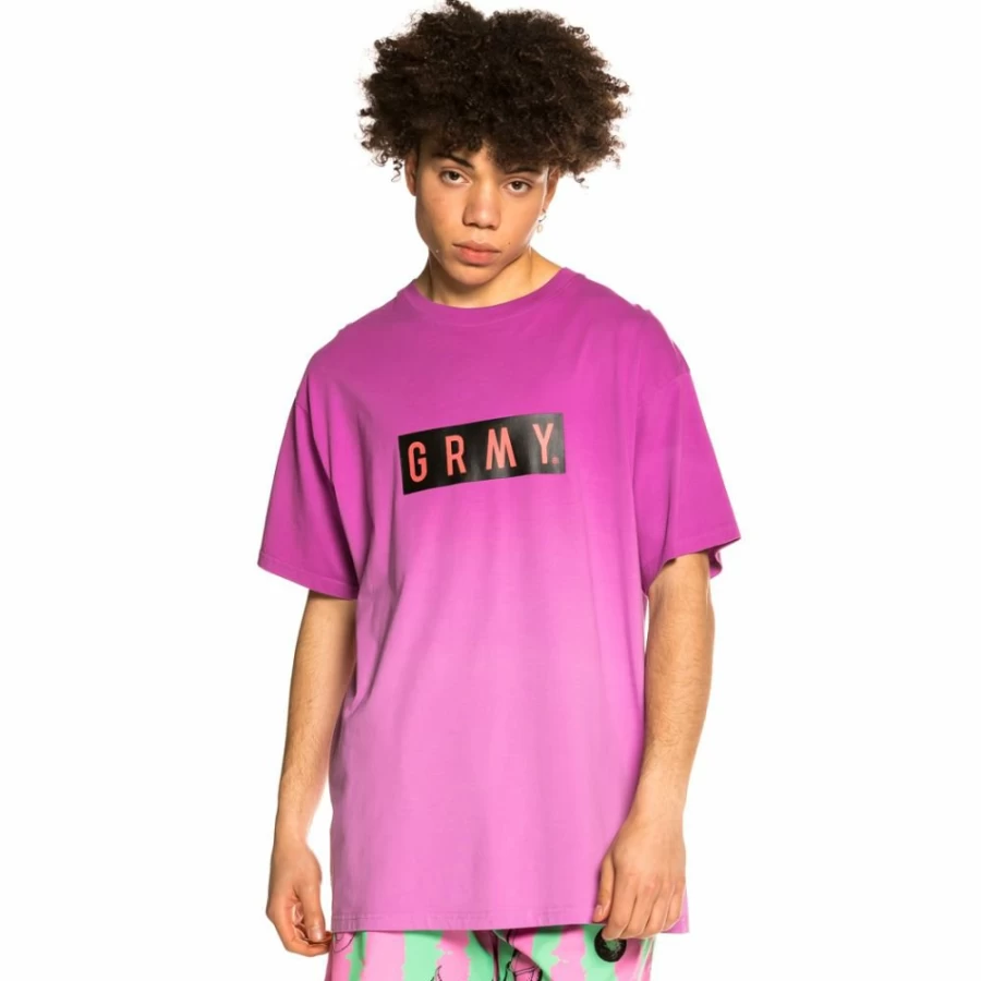 Grimey "Frenzy Gradient" Purple Graphic T-Shirt for Men & Women - Summer 2021 Fashion Trend