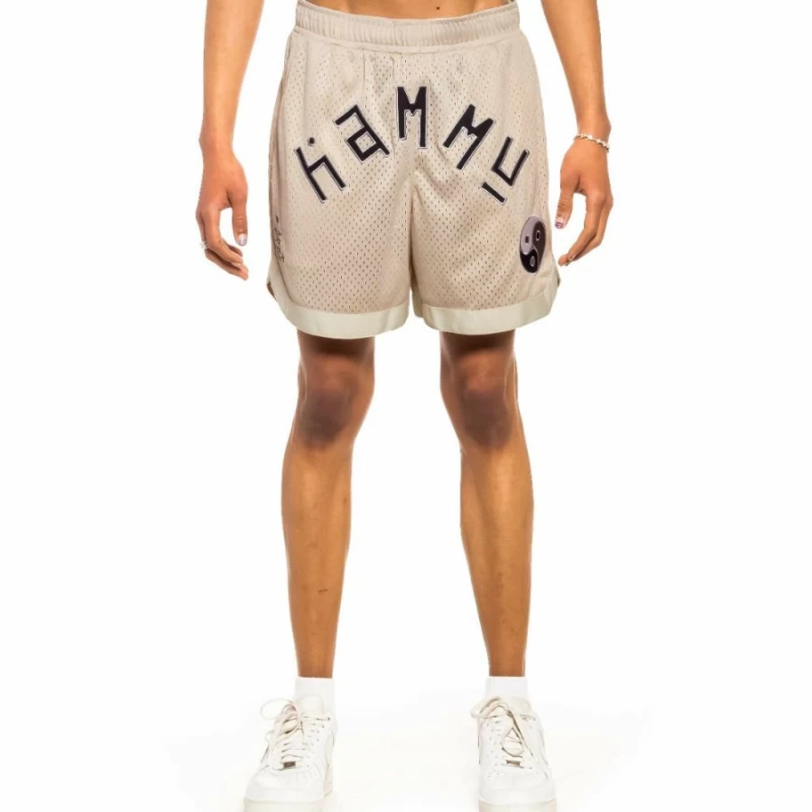 Grimey X Space Hammu Sand Mesh Shorts - Lightweight Comfort for Spring & Summer