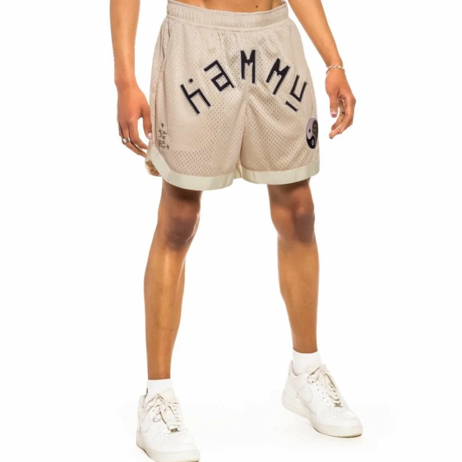 Grimey X Space Hammu Sand Mesh Shorts - Lightweight Comfort for Spring & Summer