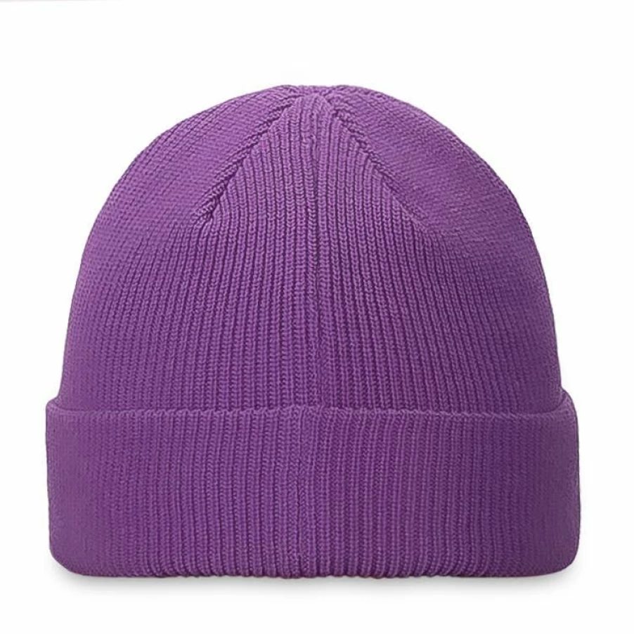 Grimey Snow Fox Purple Beanie - Winter Hat for Men & Women - Cozy Knit Fox Design - 2022 Collection