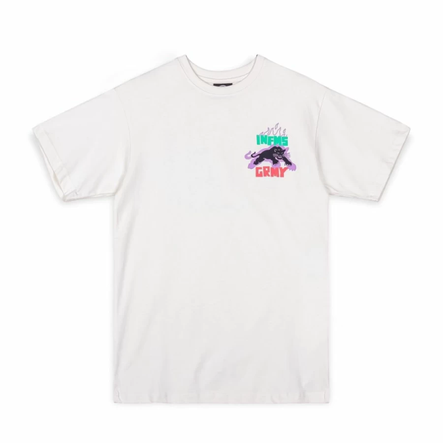 Grimey The Brave Junction Regular White T-Shirt - Summer 2023 Collection