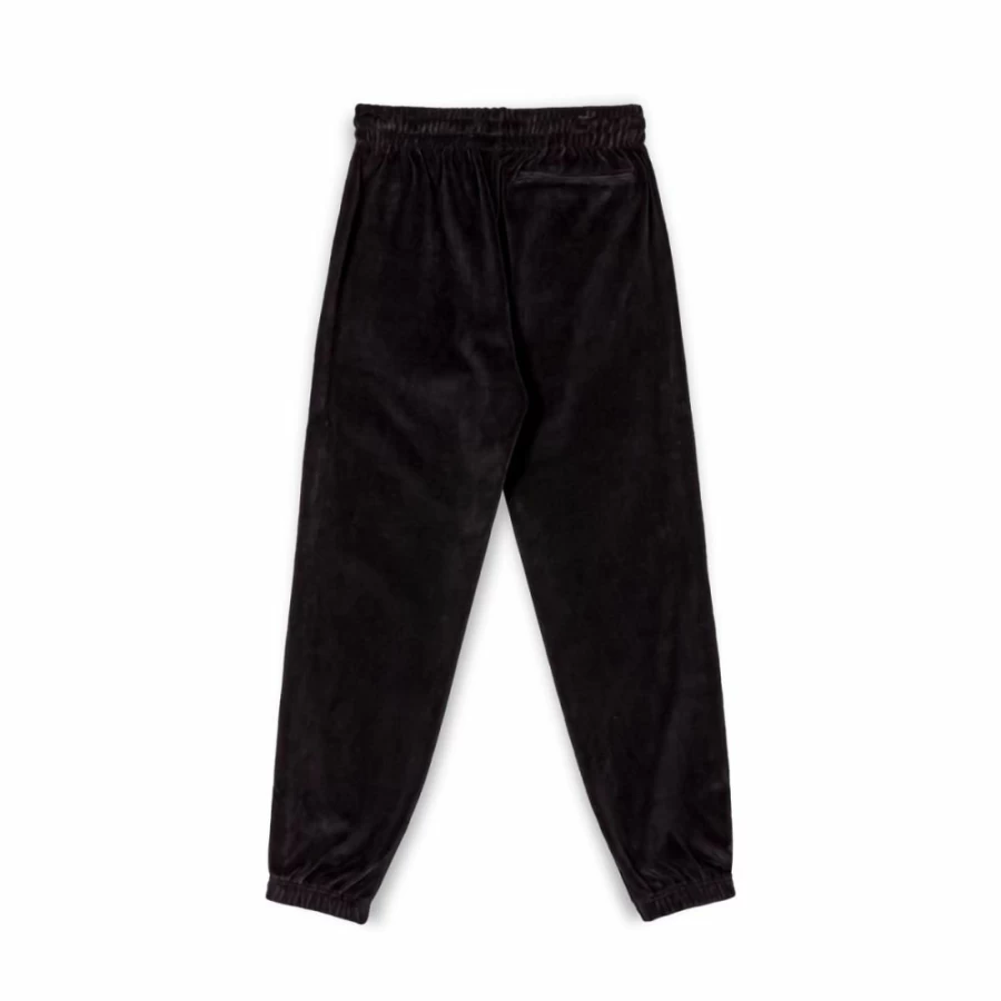 Grimey Madrid Velvet Pants for Men - Black Velour Trousers Fall Winter 2023 Fashion