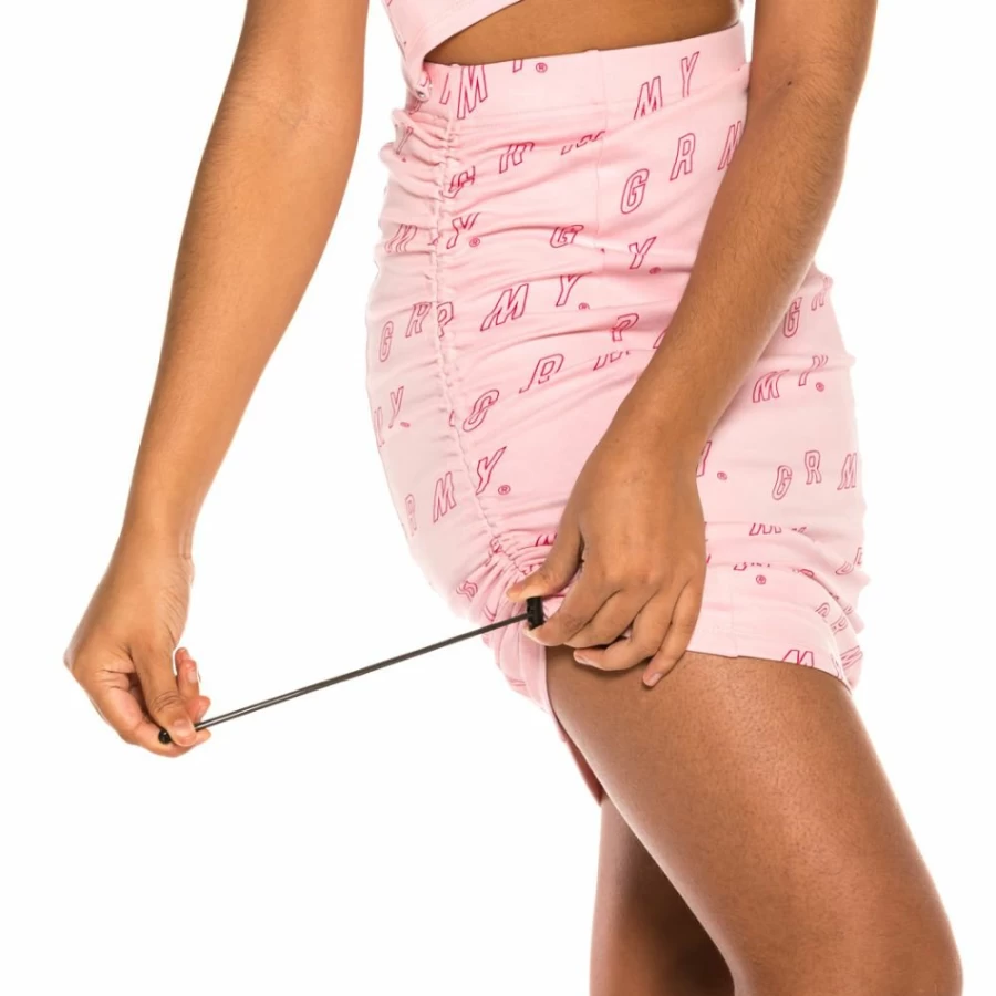 Grimey Urmah Dojo All Over Print Skirt in Pink - Stylish SS20 Fashion Skirt