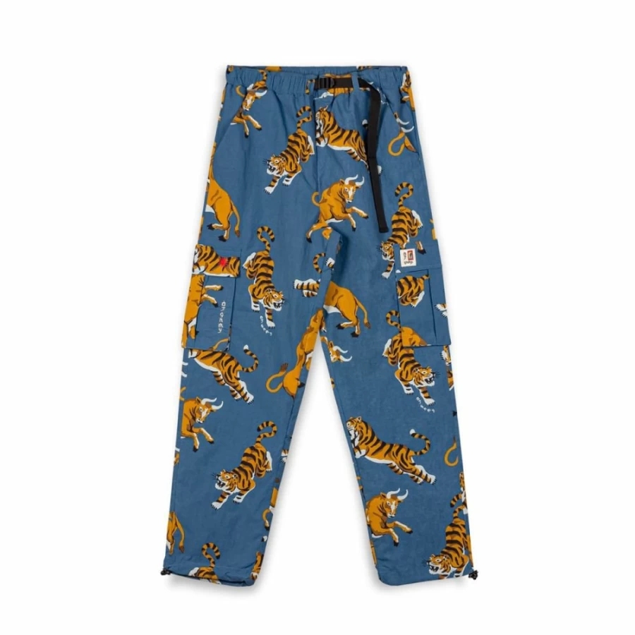 Grimey Vita Deorum Grmy X Oj Blue Sweatpants FW23 - Men's Casual Joggers