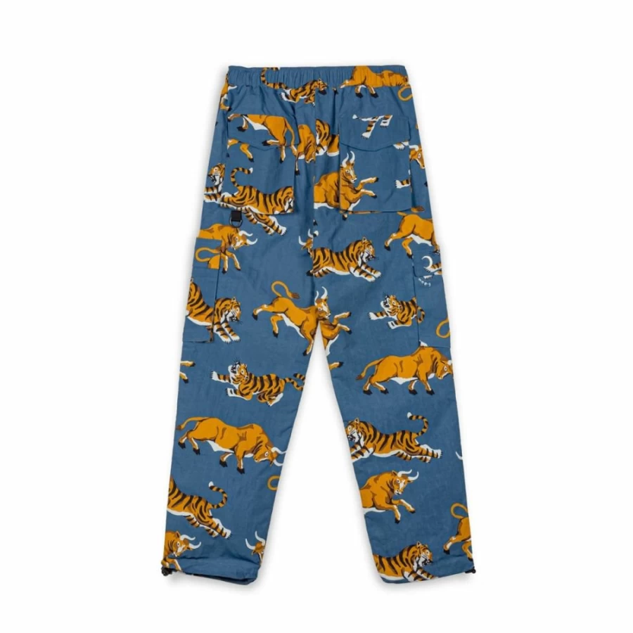 Grimey Vita Deorum Grmy X Oj Blue Sweatpants FW23 - Men's Casual Joggers