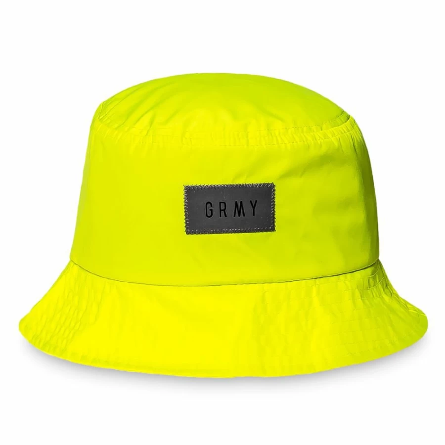 Grimey Flying Saucer Bucket Hat Fw19 Fluor Yellow - Unisex Streetwear Style