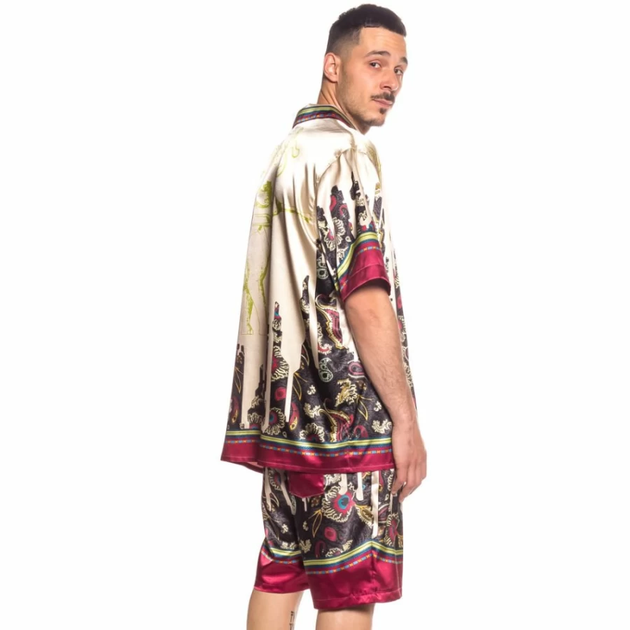 Grimey "Hope Unseen" White Shorts and Shirt Set - Summer 2021 Collection