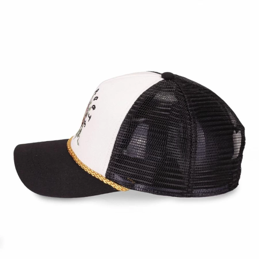 Grimey Snipes X True Roots Trucker Hat - Black Adjustable Baseball Cap - Fall 2021 Collection