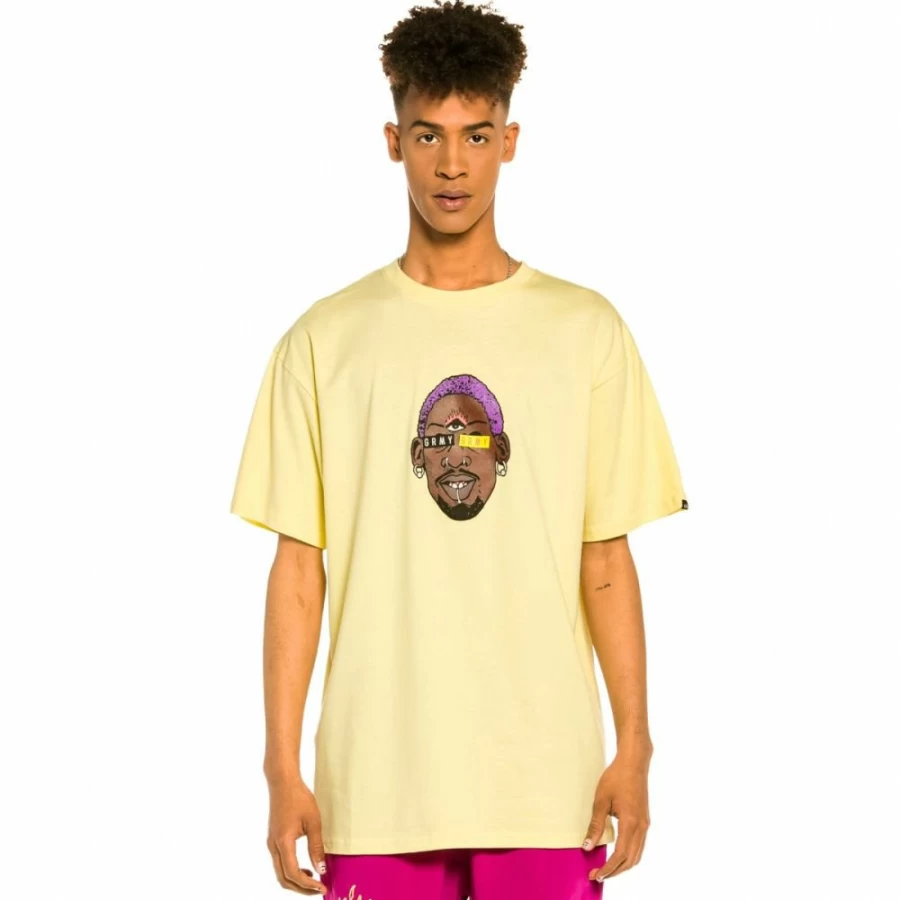 Grimey "The Worm" Yellow T-Shirt - Summer 2022 Collection - Casual Streetwear Tee