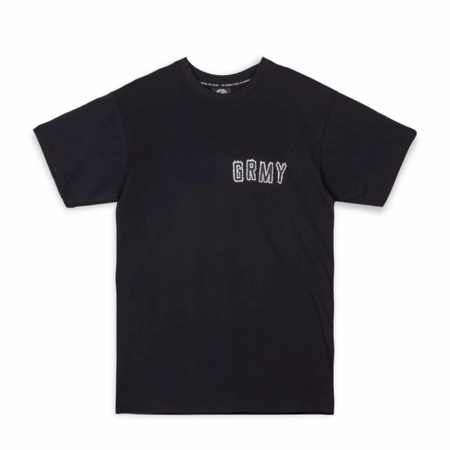 Grimey The Toughest Black T-Shirt - Men's Streetwear Essential - Spring 2023 Collection