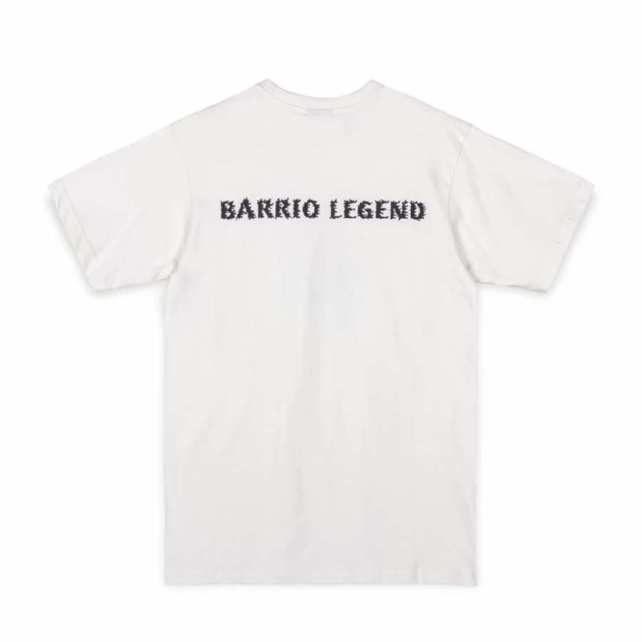 Grimey The Brawl Legend White Camiseta - Summer 2023 Collection - Regular Fit T-Shirt