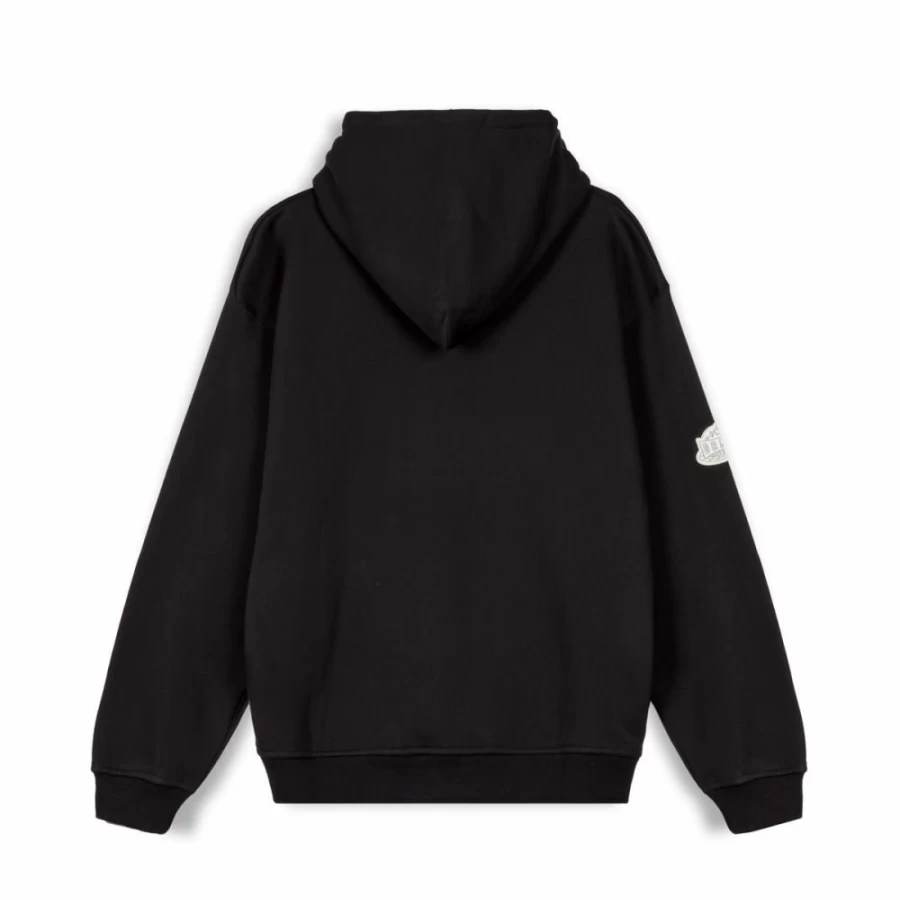Grimey Vintage Hoodie - Black Retro Sudadera with Capucha for Men & Women FW23 Collection