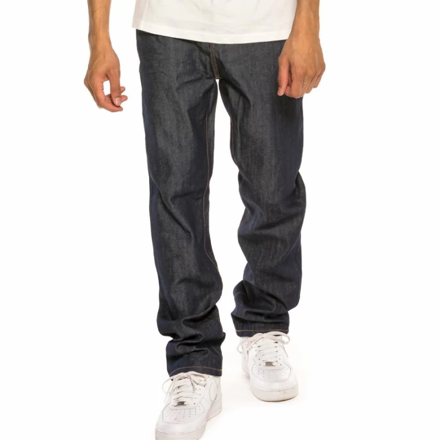 Grimey Yanga Regular Fit Raw Denim Jeans in Indigo for Men SS20 Collection